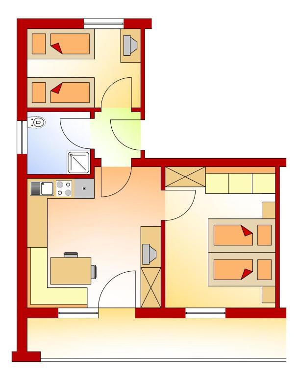 Appartements Schneezauber Lermoos Habitación foto